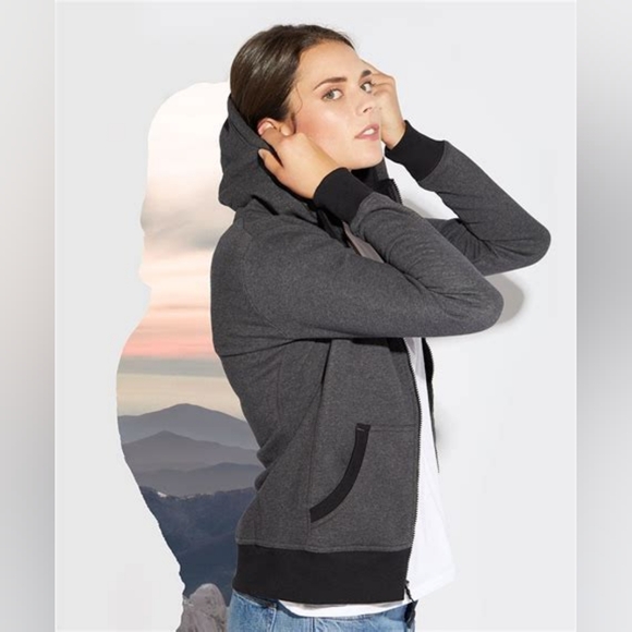 Pact Organic Gray Hoodie Size Medium - Picture 2 of 6